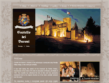 Tablet Screenshot of castellodeibaroni.com